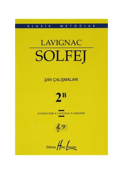Lavignac Solfej 2B (Küçük Boy) - Danhauser