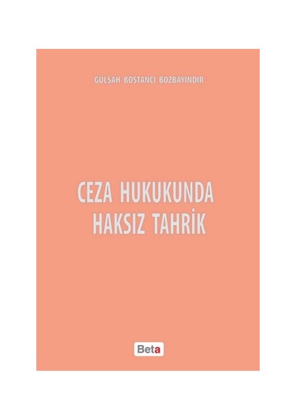 Ceza Hukukunda Haksız Tahrik