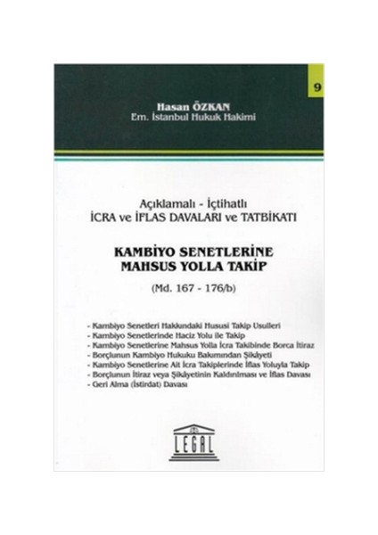 Kambiyo Senetlerine Mahsus Yolla Takip - Seri 9