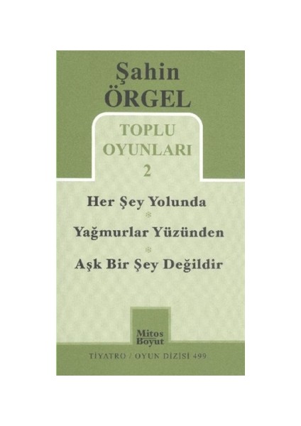 Toplu Oyunları 2 Herşey Yolunda - Yağmurlar Yüzünden - Aşk Bir Şey Değildir