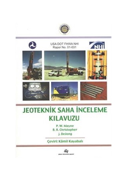 Jeoteknik Saha İnceleme Kılavuzu - B. R. Christopher