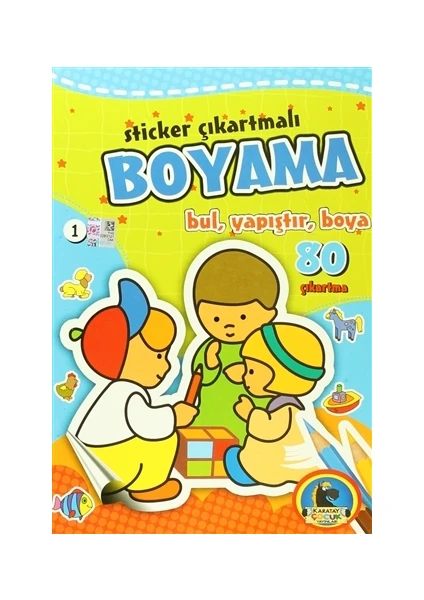 Sticker Çıkartmalı Boyama (6 Kitap Takım)