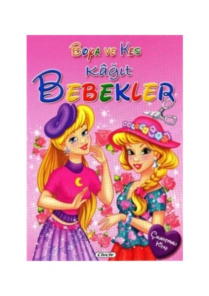 Boya ve Kes Kağıt Bebekler