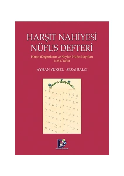 Harşıt Nahiyesi Nüfus Defteri