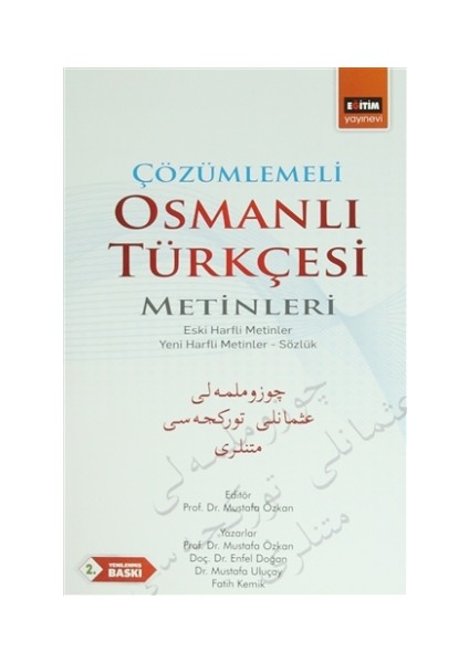 Çözümlemeli Osmanlı Türkçesi Metinleri