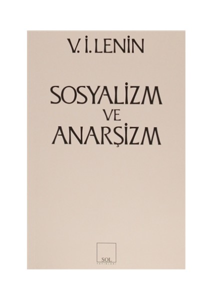 Sosyalizm ve Anarşizm