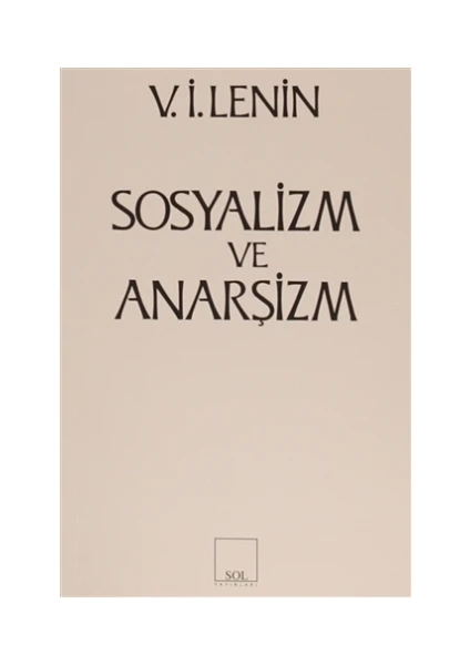 Sosyalizm ve Anarşizm