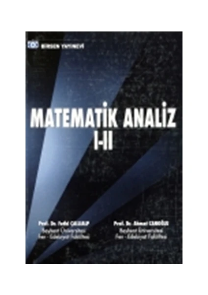 Matematik Analiz 1 - 2