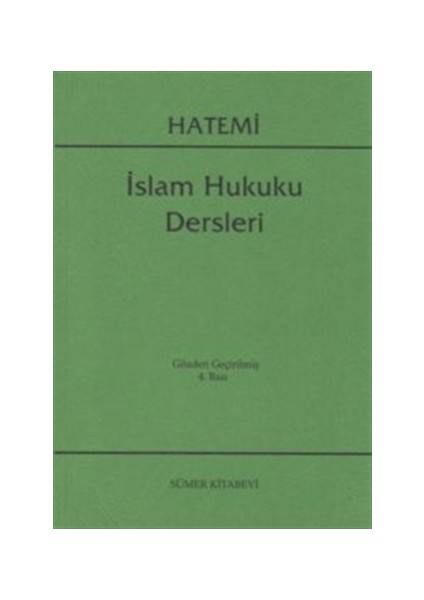 İslam Hukuku Dersleri
