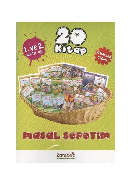 Masal Sepetim 1. ve 2. Sınıflar İçin (20 Kitap Takım)
