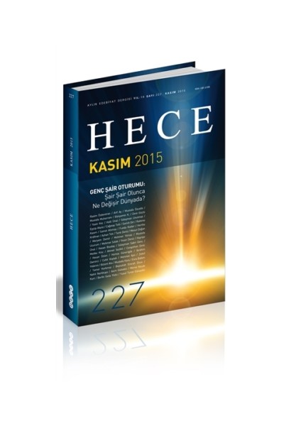 Aylık Edebiyat Dergisi Sayı : 227 - Kasım 2015