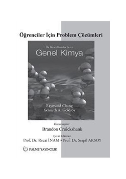 Öğrenciler İçin Problem Çözümleri Genel Kimya (Chang)