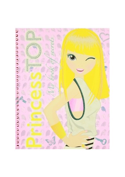 Princess Top My Book Of Secrets (Pembe)