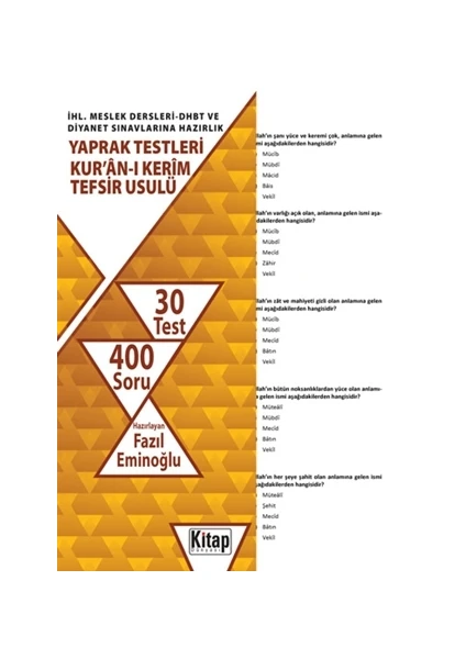 Kur’an-ı Kerim Tefsir Usulü