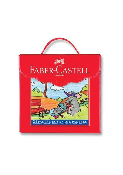 Çantalı 24'Lü Pastel Boya