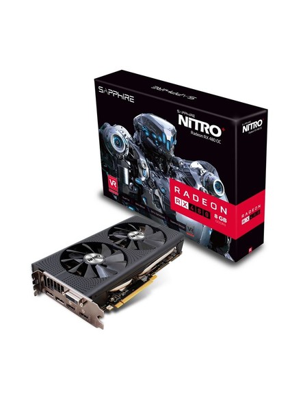 NITRO+ Amd Radeon RX 480 8G OC 256Bit GDDR5 (DX12) PCI-E 3.0 Ekran Kartı 11260-07-20G