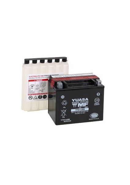 YTX12-BS 12 Volt 10 Amper Akü