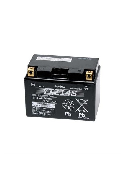 YTZ14S 12 Volt 11.2 Amper Akü