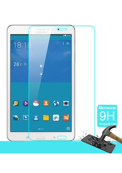 Samsung Galaxy Tab 4 T230 9H TEMPER Kırılmaz Cam Ekran Koruyucusu