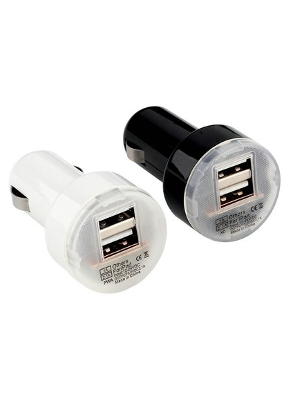 2'li Usb 5V Power Çevirici Araç Çakmak Şarj 12V/24V