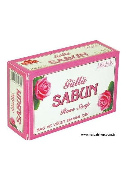 3 Adet Akışık Güllü Sabun 100Grx3 Adet Gül Sabunu Rose Soap