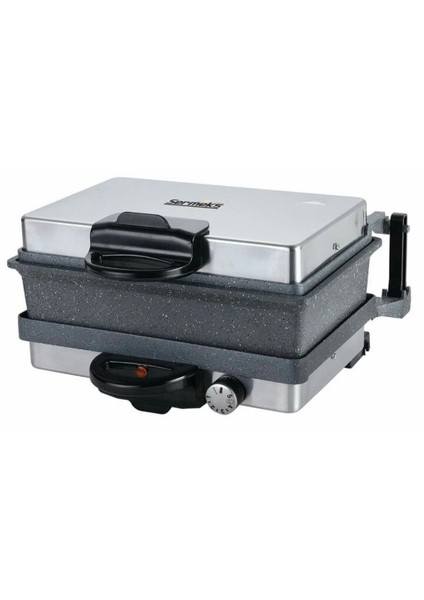 TAVASIZ Inox Granit Turbo Grill, Barbekü,  Lahmacun,Serme, Ekmek  Makinesi