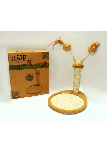 2342 Cat Scratcher - Toplutüylü Tırmalama Ağacı