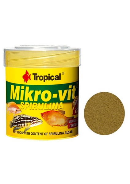 77632 Mikrovit Spirulina Balık Yemi 50Ml32Gr