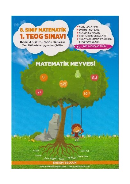 8. Sınıf Matematik 1. Teog Sınavı Konu Anlatımlı Soru Bankası 2016