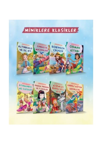 Miniklere Klasikler Hikaye Seti 8 Kitap