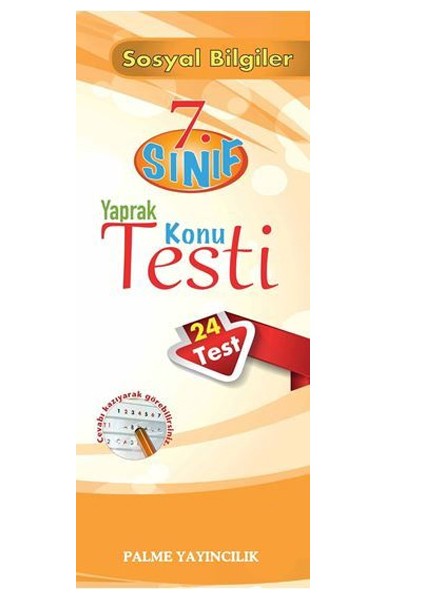 7. Sınıf Sosyal Bilgiler Konu Yaprak Testi