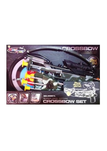 Crossbow Hedefli Askeri Ok-Yay Seti
