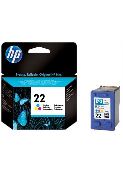 Hp 22 Renkli Deskjet 3920/F2180/D1360 Orjinal Kartuş