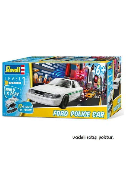 Vea06112 Yap Oyna Ford Police 1:25 Revell Seviye 1