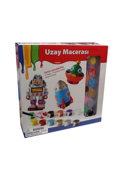 Oyuncak 192-Ch.Dıy Kt.Uzay Aracı Boyama Oyunu