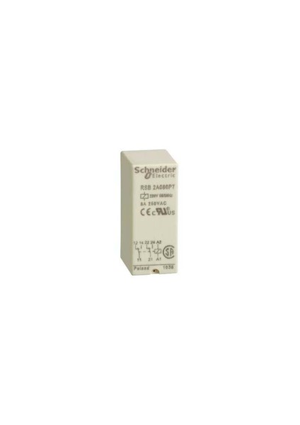 Schneider 8 Pinli Röle Rsb2A080P7 8P 230Vac Mini