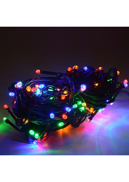 4 Renk Cata Led Yılbaşı Süsü Eklemeli 100Lü