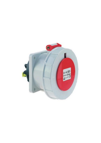 Priz Cee 32A Ip67 Makine Düz 3P+N+E