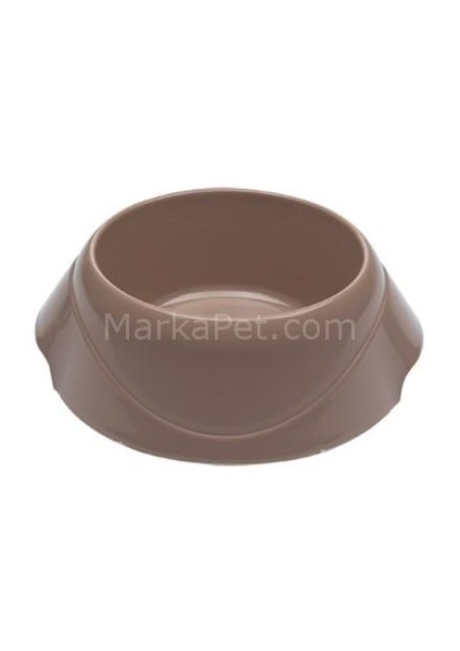 Magnus 5 Plastik Kaymaz Köpek Mama Kabı 5Lt Kahverengi
