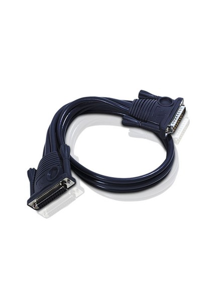 Kvm (Keyboard/Video Monitor/Mouse) Switch’Ler İçin Kaskad Bağlantı Kablosu, 3 Metre, D-Sub 25 Erkek <-> Dişi