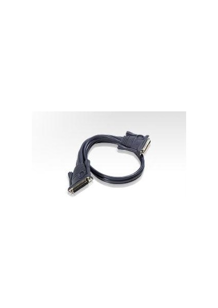 Kvm (Keyboard/Video Monitor/Mouse) Switch'Ler İçin Kaskad Bağlantı Kablosu, 5 Metre, D-Sub 25 Erkek <-> D-Sub 25 Dişi