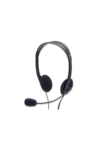 Mikrofonlu Stereo Kulaklık, Ses Ayarı Yapılabilir, 1.80 Metre