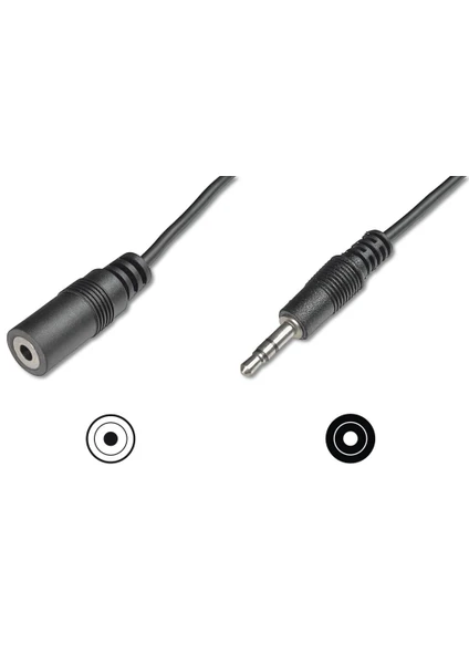 Ses/Audio Uzatma Kablosu, Stereo
3.5Mm Erkek - Stereo
3.5Mm Dişi, 1.50 Metre, Ccs, 2X0.10/10, Zırhlı/Ekranlı