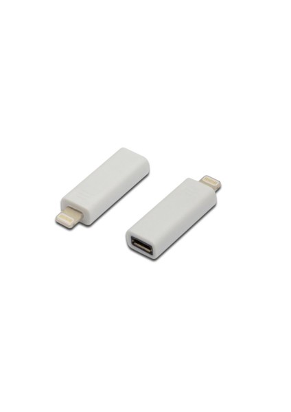 İphone Adaptörü, Apple 8Pin Erkek - Micro Usb B Dişi