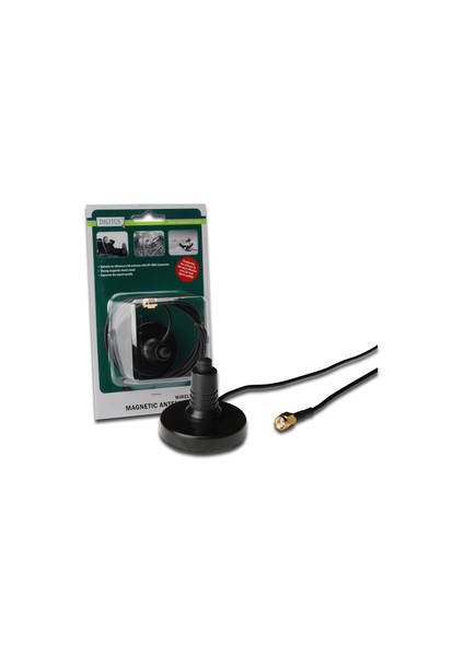Wireless (Kablosuz) Lan Anten İçin Mıknatıs Tutucu Ünitesi Kablo Uzunluğu: 1.50 Metre (Wireless Lan Magnetic Antenna Stand)