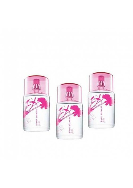 Simply Because Edt 50 Ml Bayan Parfüm 3 Adet