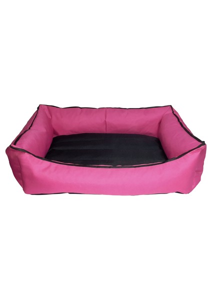 Su Geçirmez Kedi-Köpek Yatağı No: 1 50x60x15 Pembe