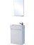 Ece Banyo Slim 45 Cm +Beyaz Alt Dolap+Ayna+Lavabo 1