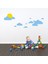 Bulutlarda Güneş Duvar Sticker 1