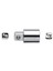 C21-91 1/2’’ Lokma Adaptörü (3 Yollu) -D:1/2” >> E:3/8” 1
